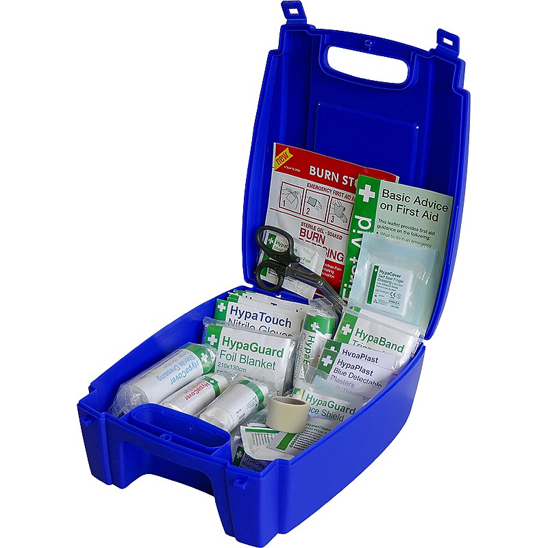 Evolution Catering First Aid Kit BS8599 in Blue Case (Small)