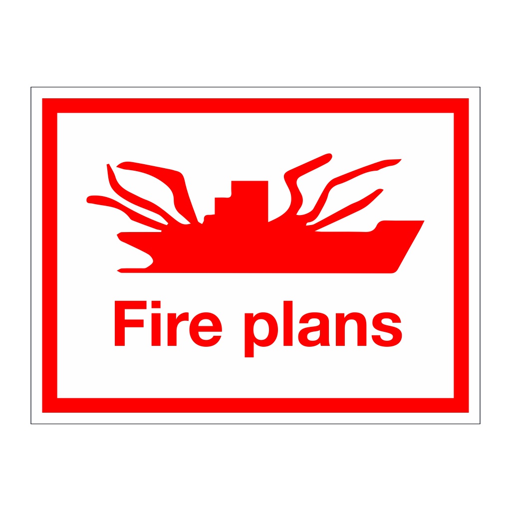 Fire plans (Marine sign)