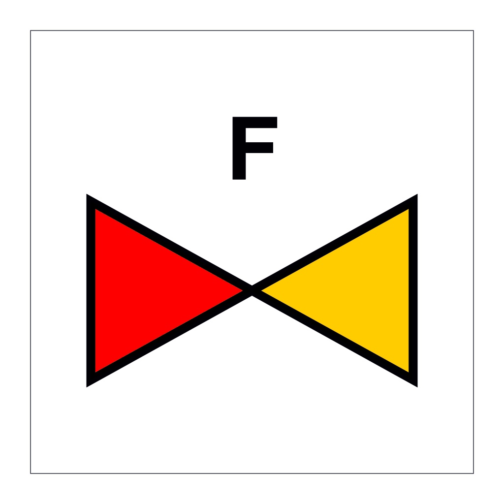 Foam section valve (Marine Sign)