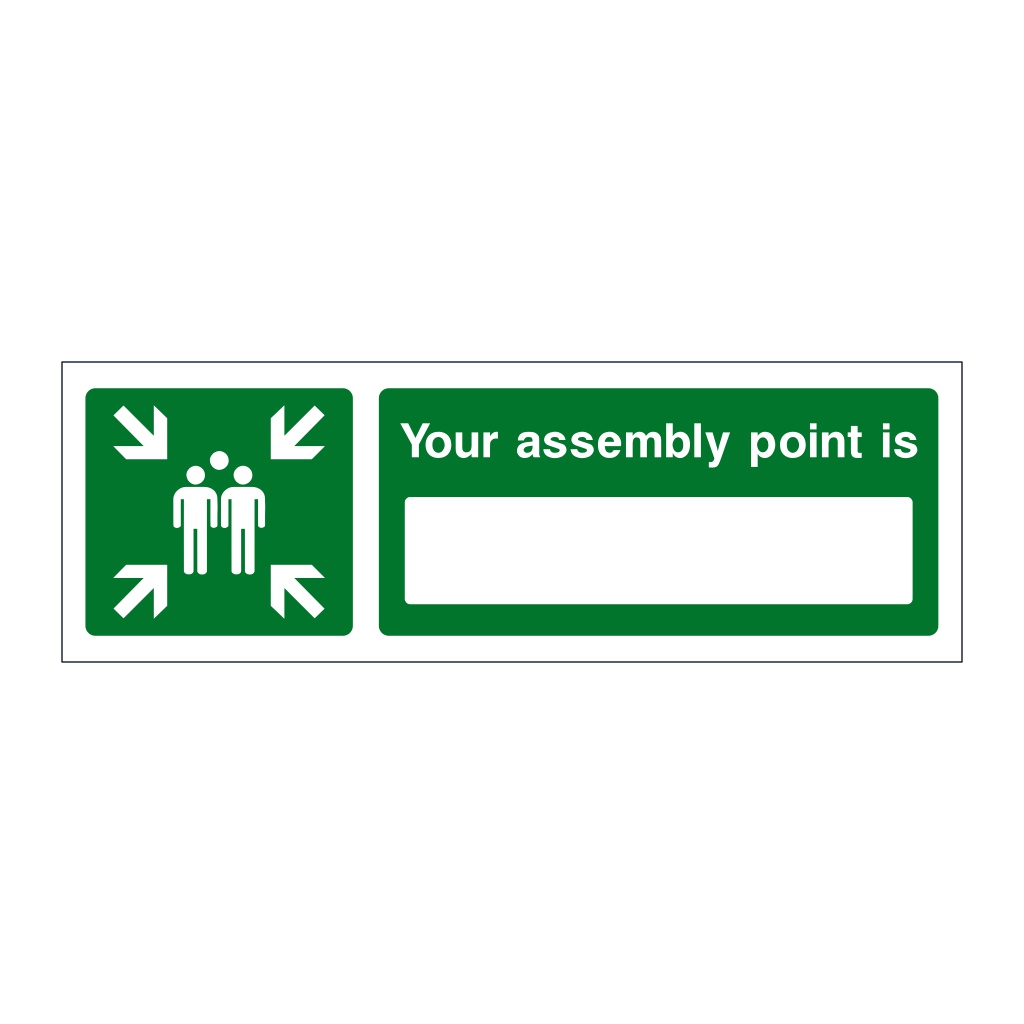 Your assembly point is sign