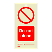 Do not close tie tag Pack of 10 (Marine Sign)
