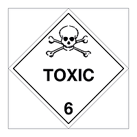 Hazard diamond Class 6.1 Toxic substances (Marine Sign)