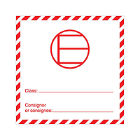 Danger Fumigated cargo transport units (Marine Sign)