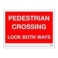 Site Safe - Pedestrian crossing sign