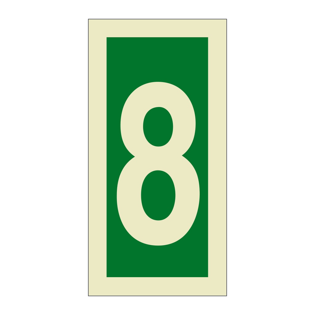 Number 8 (Marine Sign)