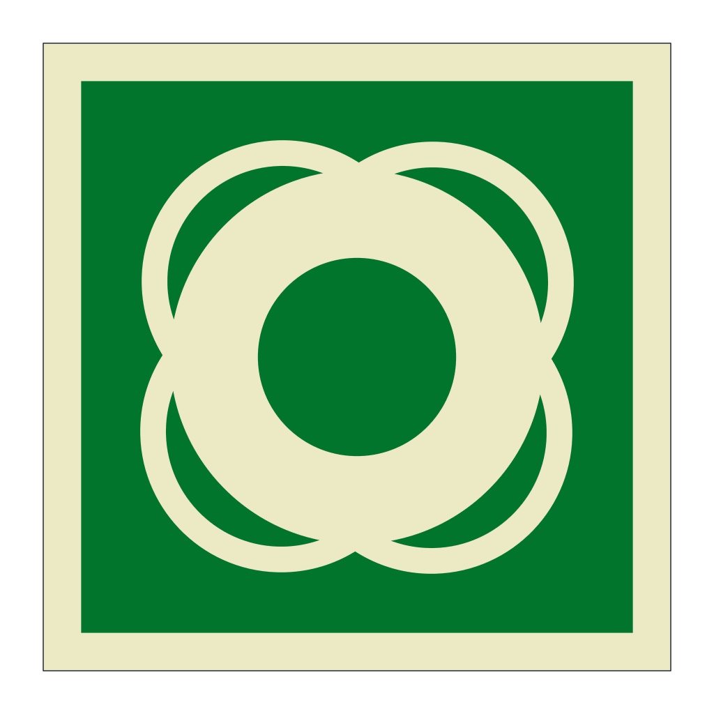 Lifebuoy symbol 2019 (Marine Sign)