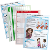 Emergency Asthma Inhaler Log Inserts