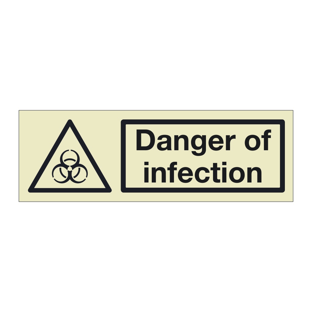 Danger of infection (Marine Sign)