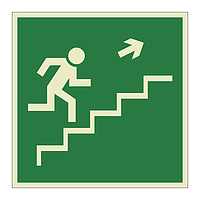 Stairs with arrow up right (Marine Sign)