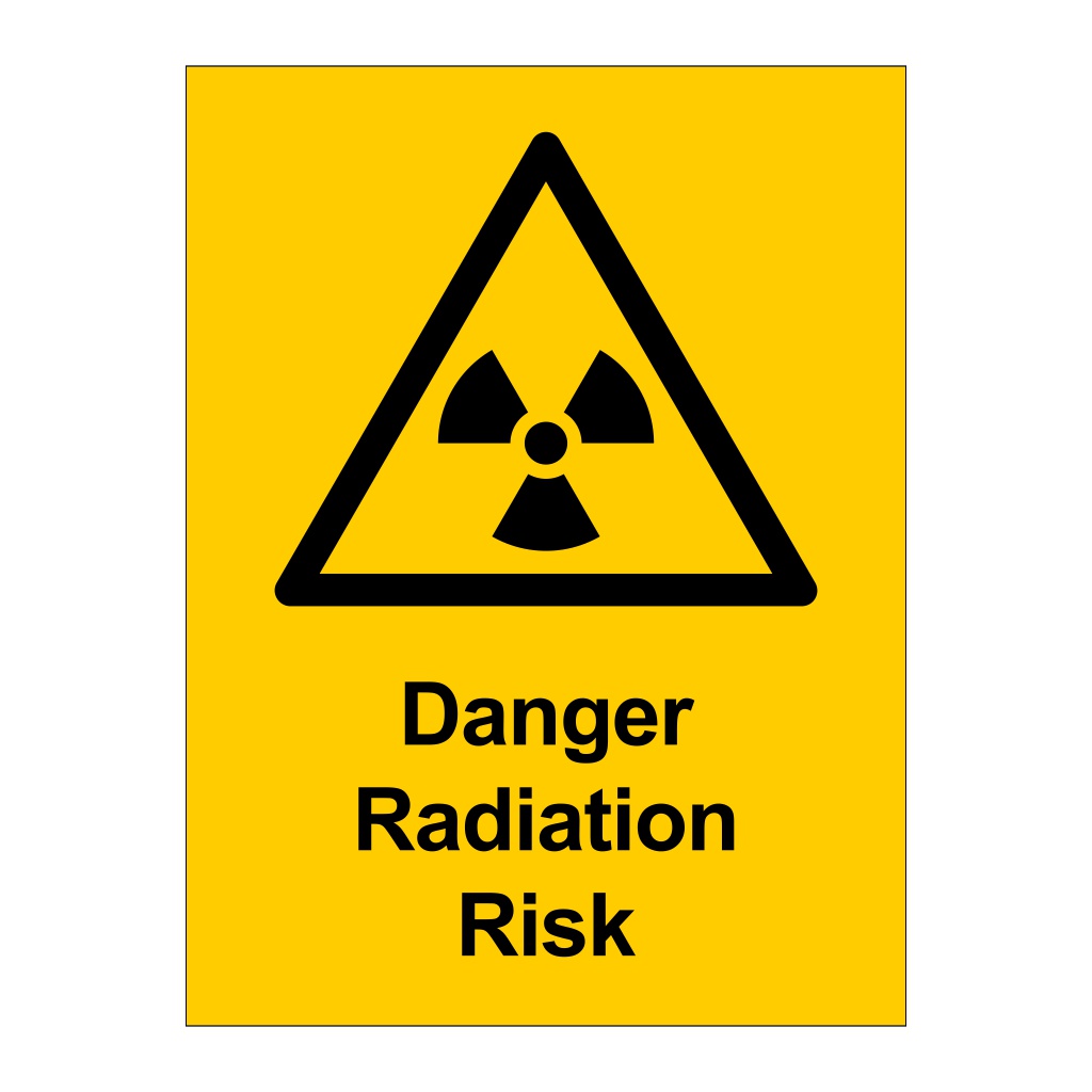 Danger Radiation risk sign
