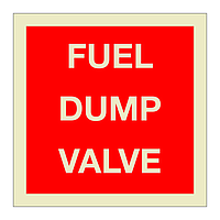 Fuel dump valve (Marine Sign)