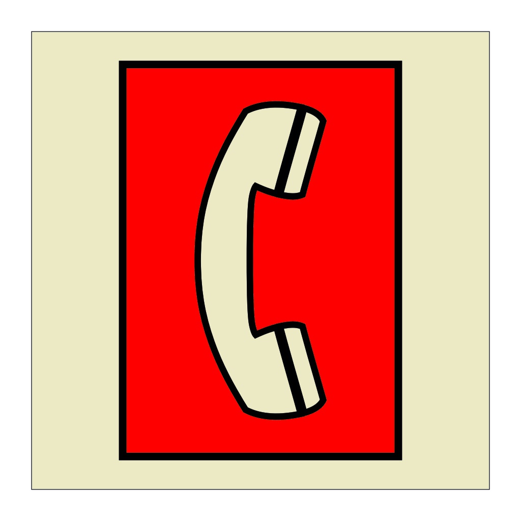 Emergency telephone station (Marine Sign)
