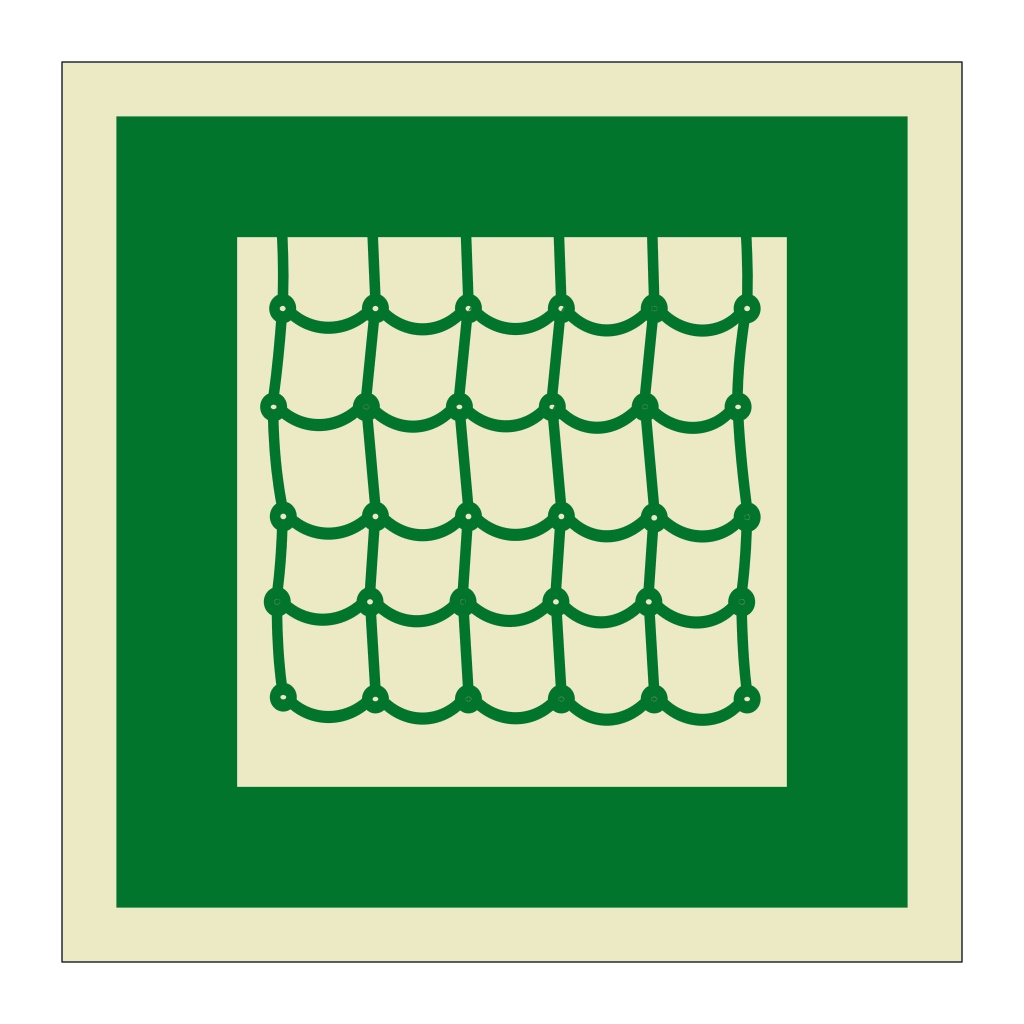 Climbing net symbol (Marine Sign)