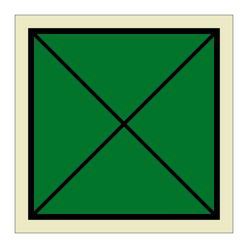 Emergency exit (Marine Sign)