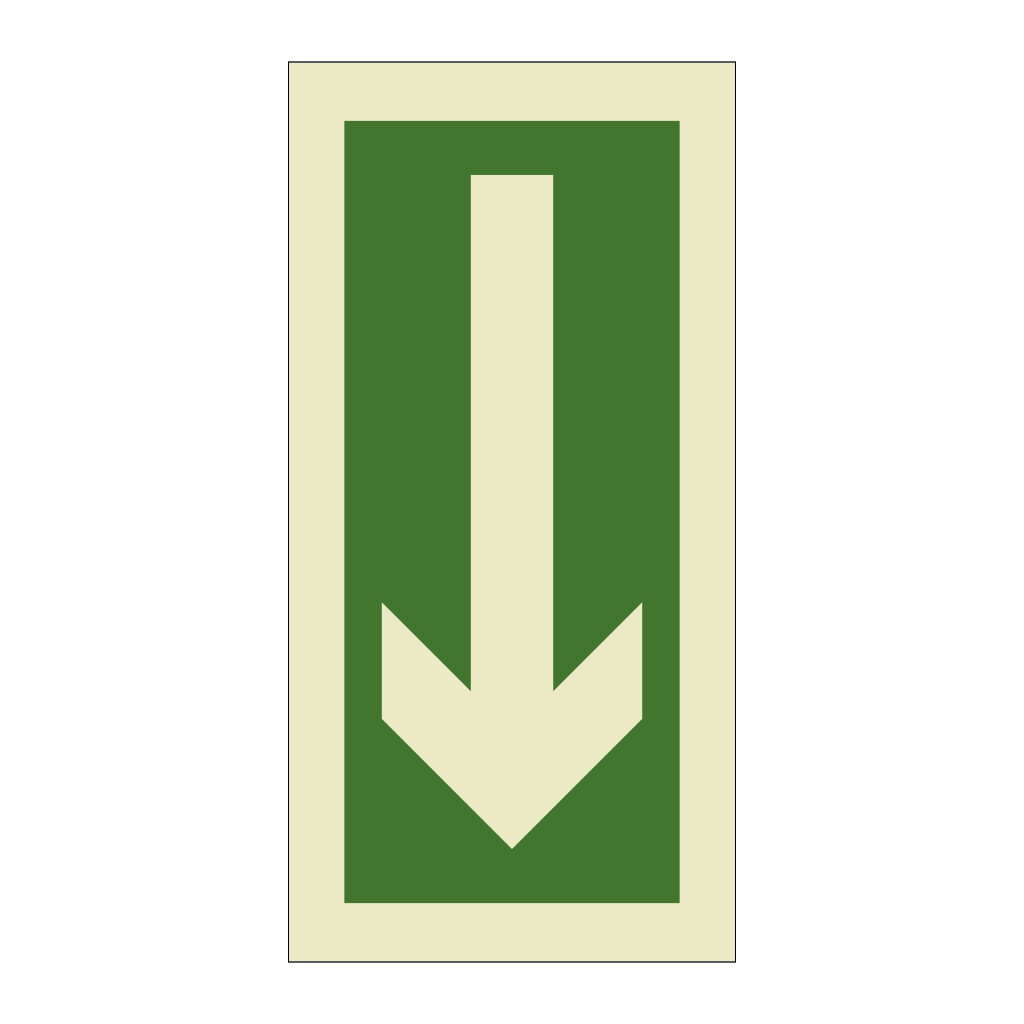 Directional arrow (Marine Sign)