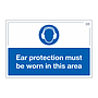 Site Safe - Ear protection must be worn sign