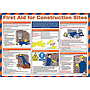 First aid for construction sites poster