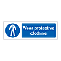 Wear protective clothing (Marine Sign)