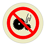 No unauthorised machine operation labels (Sheet of 18)