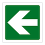 Directional arrow left sign