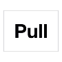 Pull sign