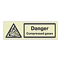 Danger Compressed gases (Marine Sign)
